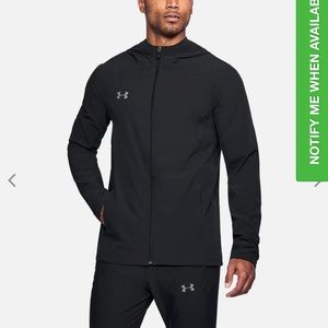 Under Armour Men’s Black Challenger II Storm Shell Jacket, Medium